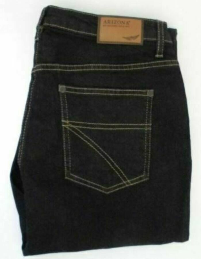 Arizona 7/8 Girlfriend Jeans Damen Jeans schwarz- Gr.36