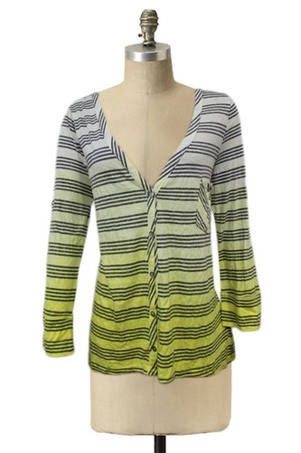 Vintage 1990s St. Johns Bay Black Cotton Cardigan Sweater