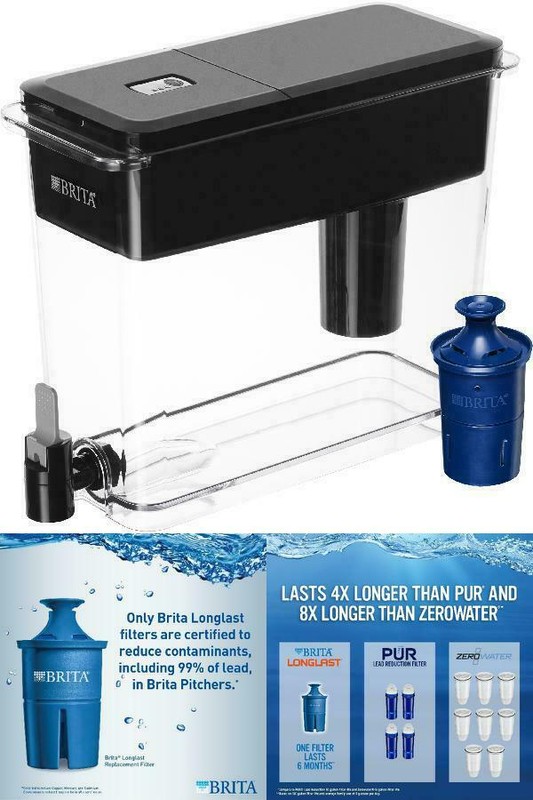 Filters Dispenser Longlast Filter Bpa Free 18 Cup New