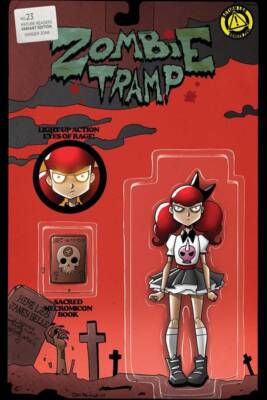 ZOMBIE TRAMP ONGOING #23 CVR C ACTION FIGURE (MR) ACTION LAB ENTERTAINMENT