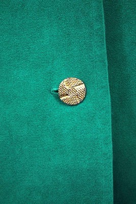 vintage 70s womens kelly green NAT KAP blazer jacket ULTRASUEDE retro XL 16