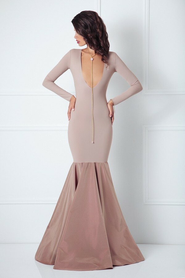 Pre-owned Amoralle Tan Dress (size S & M) In Brown