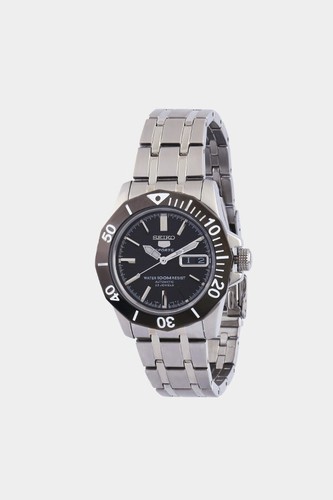 Pre-owned Seiko Jam Tangan Pria  5 Sports Snzf77k1 Black Bezel | Jam Pria