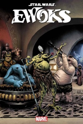 Star Wars Return of the Jedi Ewoks #1 Garbett Connecting Variant Marvel 2023 NM+