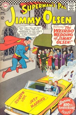 Superman's Pal Jimmy Olsen #100 GD/VG 3.0 1967 Stock Image Low Grade