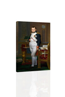 Jacques Louis David - Napoleon In His Study - CANVAS OR PRINT WALL ART