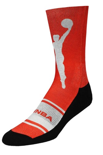 Wnba Logowoman Crew Socks Small Nwt J7