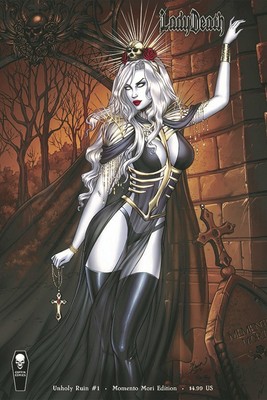 LADY DEATH UNHOLY RUIN #1 MOMENTO MORI VARIANT NM SEXY PURGATORI BRIAN PULIDO 