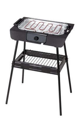 Tischgrill Standgrill Barbecue Grill Thermostat elektrisch Elektrogrill Barbeque