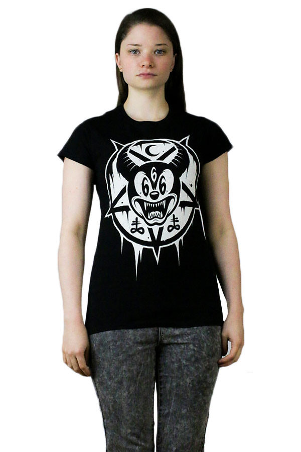 Mickey Mouse 666 T-Shirt by Darkside | eBay
