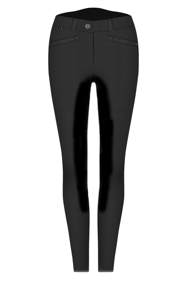 CAVALLO Damenreithose Ciora mit Ganzbesatz anthrazit