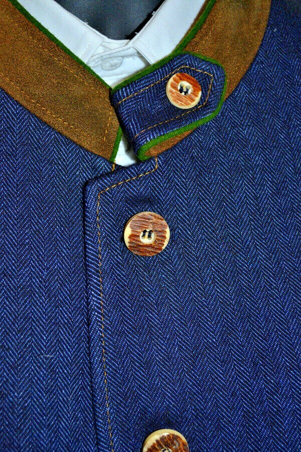German Men's Trachtenjanker Jacket Lederhosen NEW US 46 (Euro 56) Clearance
