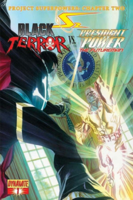 Project Superpowers Chapter two #1 2009 Dynamite Comic Cover B Black Terror NM