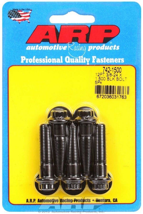 ARP Bolt Kit - 12pt (5) 3/8-24 x 1.500 ARP Bolt Kit - 12pt (5) 3/8-24 x 1.500