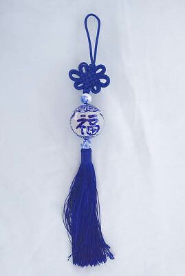 1pc Lucky Mobile Charm For Car ,Home and Office Chinese good luck knot porcelain