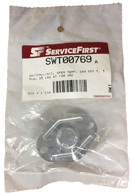 Trane American Standard Ameristar Primary Limit Switch SWT00769 Open 260F
