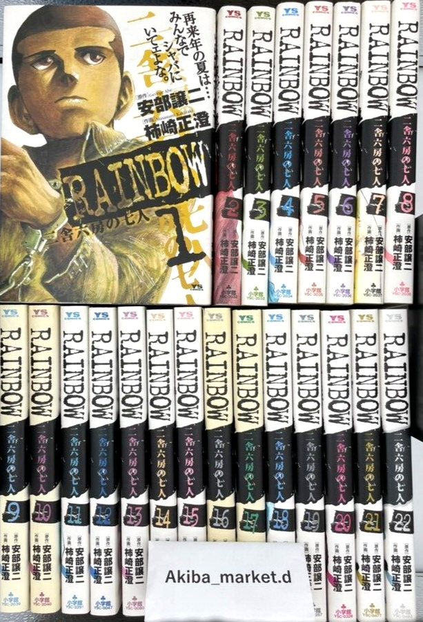きゃらだ！ Vol.１ Rainbow Nisha Rokubou no Shichinin Vol.1-22 Complete Set