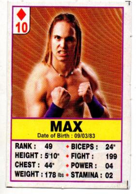 Nick Jackson Max Young Buck TNA Wrestling Playing Trading Card 10 Diamonds AEW