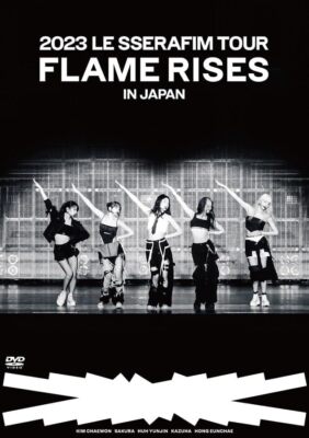 2023 LE SSERAFIM TOUR FLAME RISES IN JAPAN DVD Standard Edition Region 2 