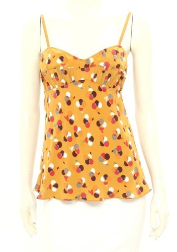 Marni 22AW Sleeveless Blouse Ttma0101Fq UTV902 Beige Navy