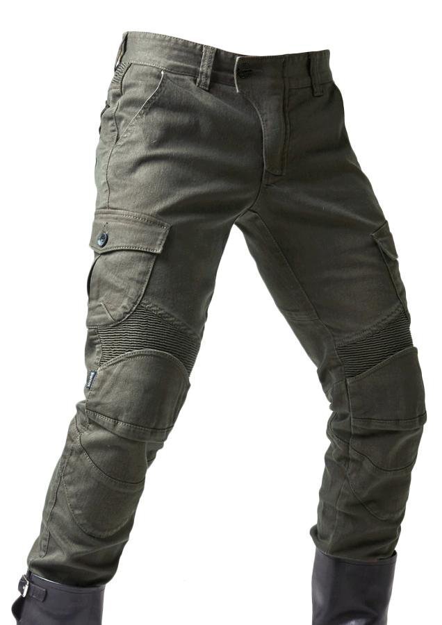 Mens Motorbike Jeans Motorcycle Pants Armored Protective Cargo Trousers US SHIP