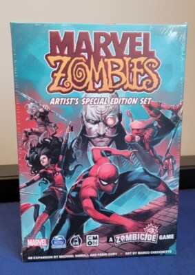 Marvel Zombies Artist's Special Edition Expansion CMON Zombicide Kickstarter NIS