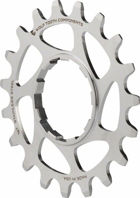 Made in USA Wolftooth Stainless Steel Single Speed Cod 20T Silver