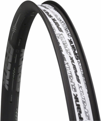 spank spike 350 vibrocore 275 rim 32h black tubeless ready 30mm wide alloy 185441204444