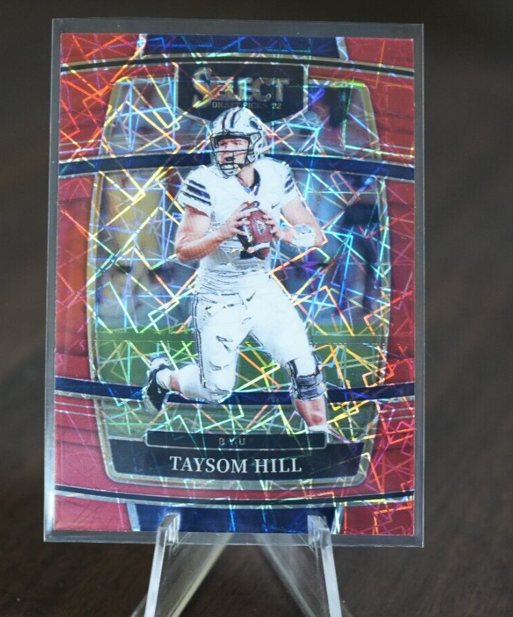 2022 Select Draft Picks Taysom Hill Concourse ** Red Lazer Prizm