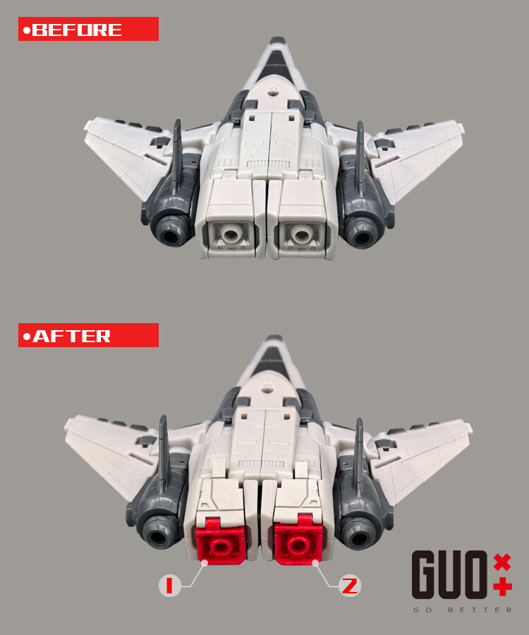 IN STOCK! GO BETTER 3D DIY Upgrade kit For Legacy United Star Raider Ferak