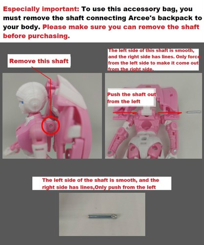 GO Better Weapon Backpack Upgrade Kit For Siege Earthrise Arcee lifeline Elita-1