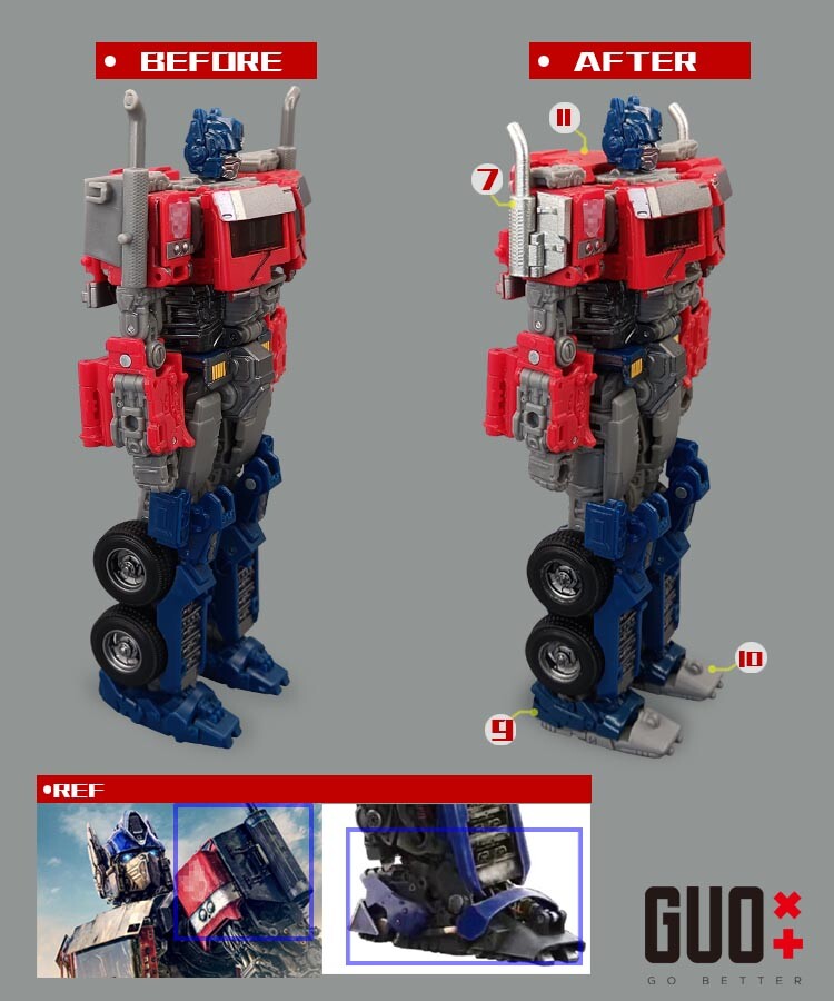 in stock！ Filler Foot Exhaust Pipe Upgrade Kit FOR SS102 OP Prime-GO BETTER