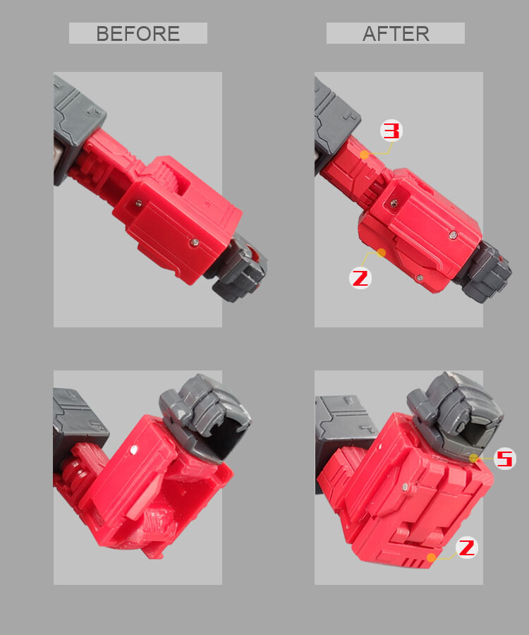 in stock! Replenish Arm Leg Filler Upgrade Kit For SS86 Ironhide - GO BETTER