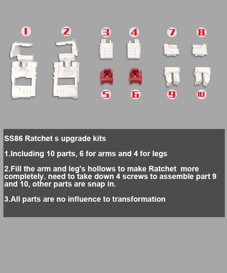 Pre-sale! GO BETTER Replenish Filler Upgrade Kit For SS86 Ratchet Filling Parts