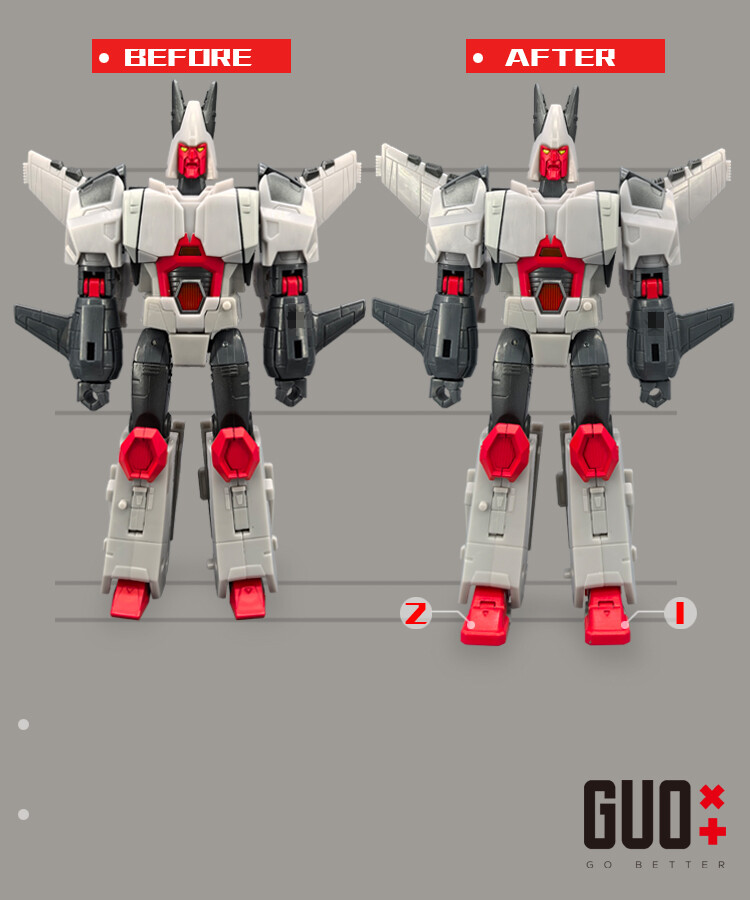 IN STOCK! GO BETTER 3D DIY Upgrade kit For Legacy United Star Raider Ferak