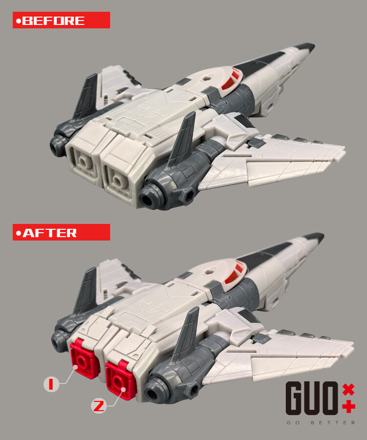 IN STOCK! GO BETTER 3D DIY Upgrade kit For Legacy United Star Raider Ferak