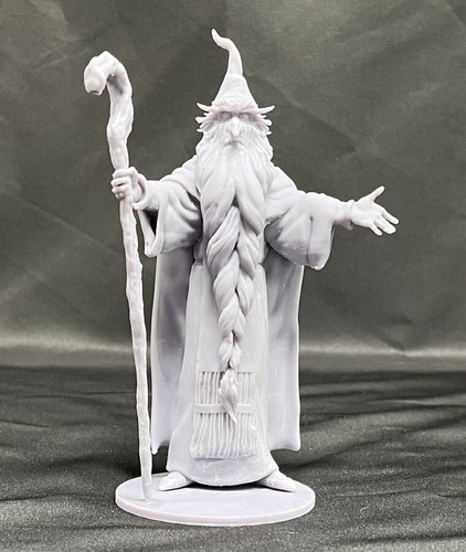 Gandalf Unpainted 7” Resin Figure Rankin Bass Hobbit Lord of The Rings Wizard