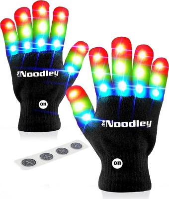 Best LED Gloves Kids Light Up Toy Sensory Toys Dancing Led Gloves with Batteries