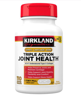 Kirkland Signature Expect More Triple Action Joint Health, 110 Coated Tablets