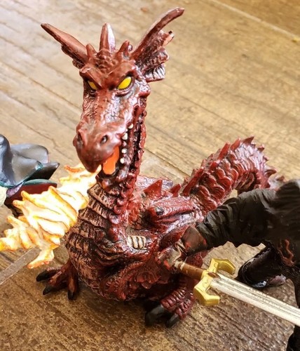 papo figures Dragon (3 total figures)