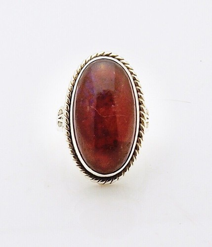 Pacific Jewelry Company Sterling Silver Amber Ladies Ring