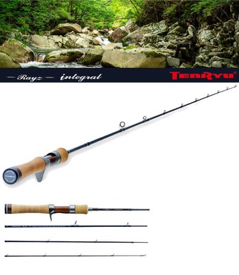Tenryu Packable Trout Fishing Bait Casting Rod Rayz Integral RZI484B-L Japan