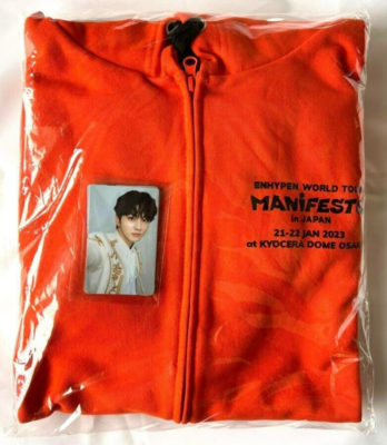ENHYPEN MANIFESTO in JAPAN Official Zip-Up Hoodie L Size 