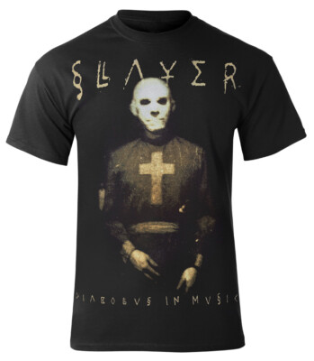 SLAYER - DIABOLUS IN MUSICA - T-shirt / Sarcofago Vulcano Holocausto