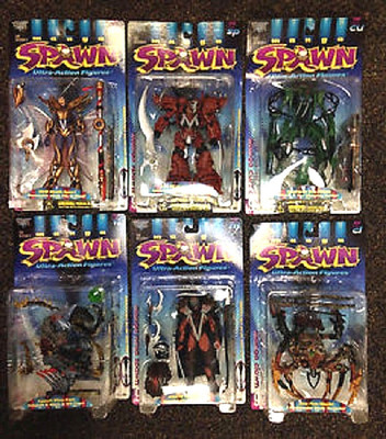 Spawn Series 9 Manga Spawn 6 Action Figure Set 1997