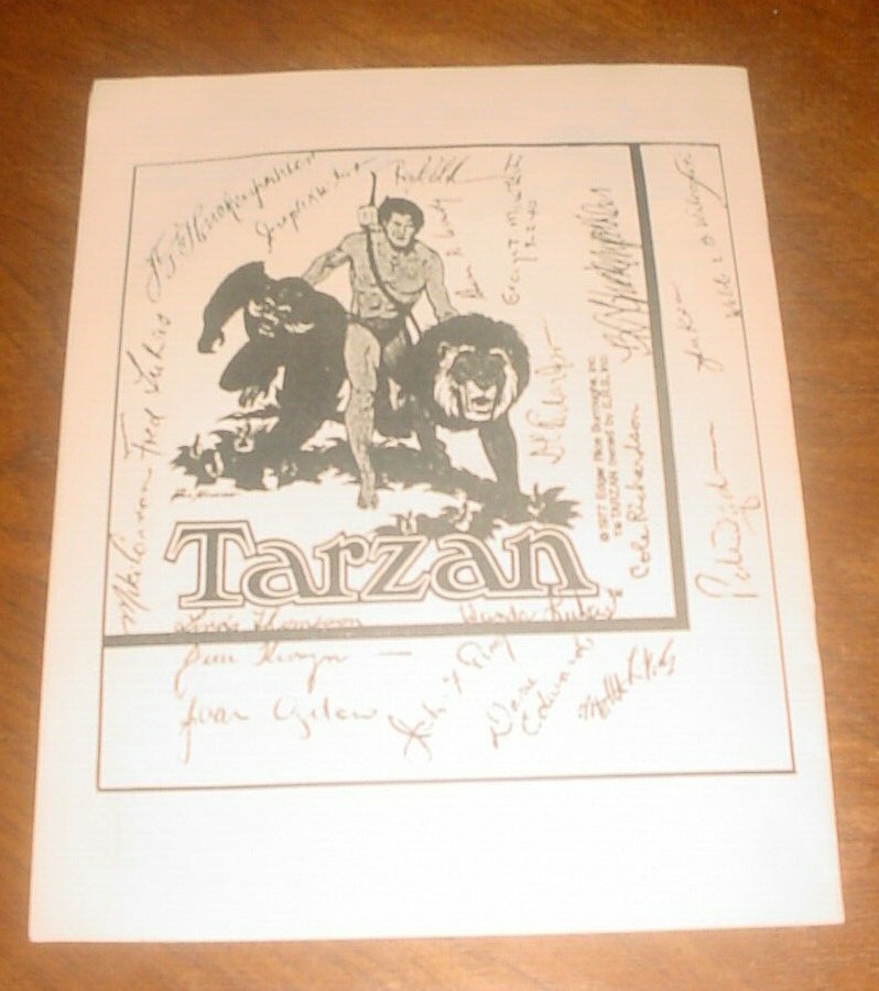 Tarzine #14 1983 MIKE GRELL COVER Edgar Rice Burroughs Tarzan FANZINE BILL ROSS