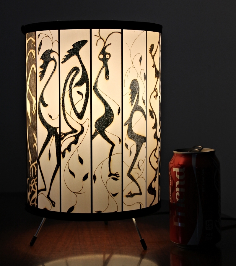 TABLE LAMP ~ Orig Exclusive Solar-Etched Design ~ 2 Styles Avail ~ Imaginative!
