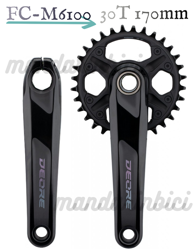 Shimano Deore FC-M6100-1 30T 170mm Crankset 1x12-speed New