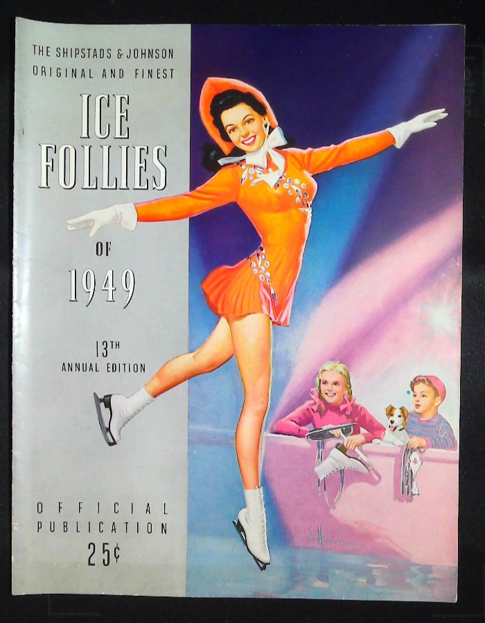 SHIPSTADS JOHNSON Ice Follies 1949 Official Program Vintage Souvenir Booklet