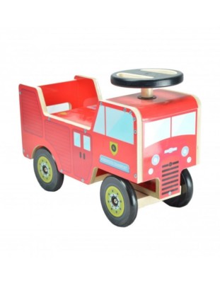 Carrier KIDDIMOTO Firefighter Truck trotter plaything game boy's baby red